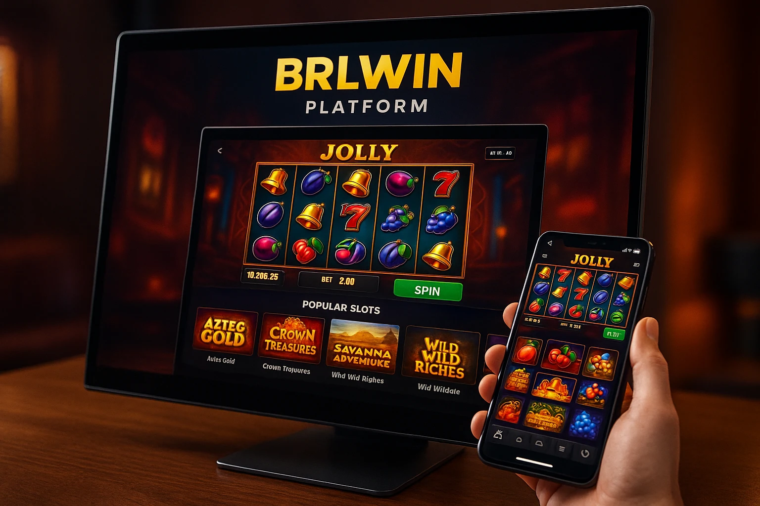 Jogos de Slot no Casino Online BRLWIN