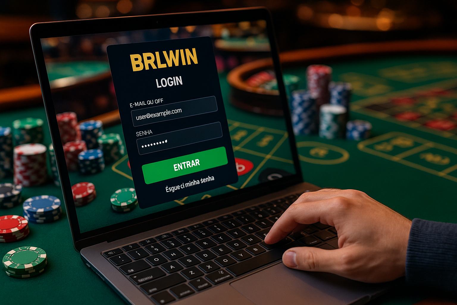 Login no Cassino BRLWIN